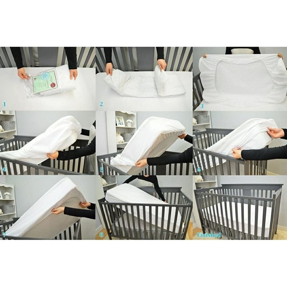 2 Protective cover for mattress for crib